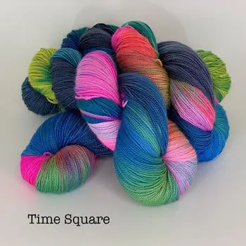 5th Ave - Sock Weight, 80% Superwash Merino, 20% Silk  600 Yds.