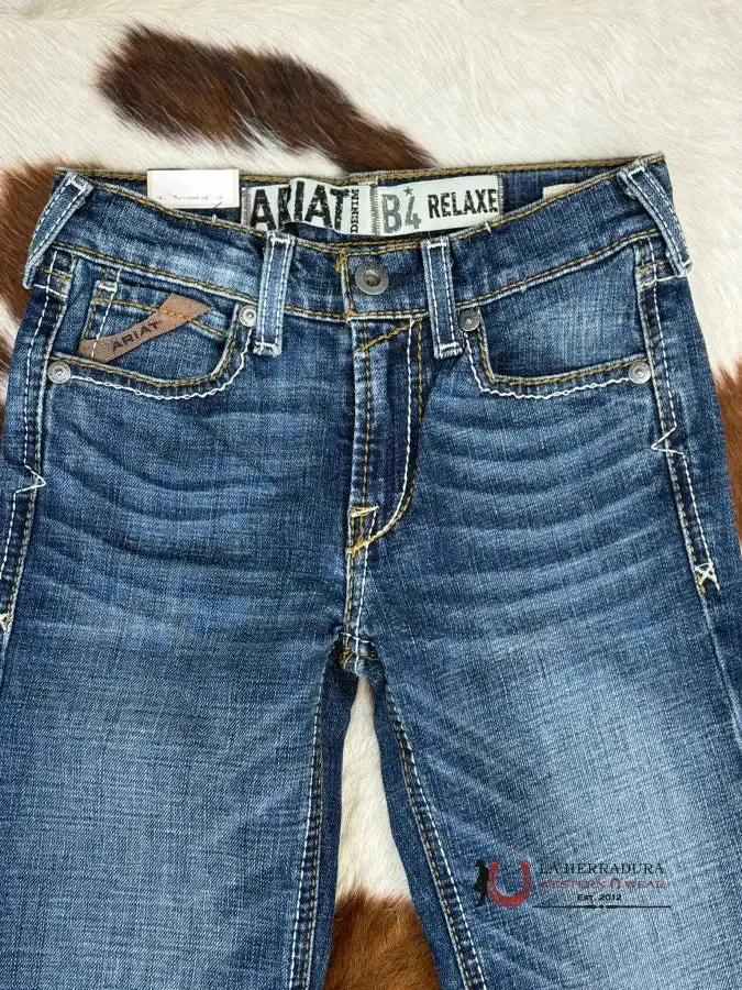 ARIAT JEAN KIDS B4 RELAXED FIT WAVE