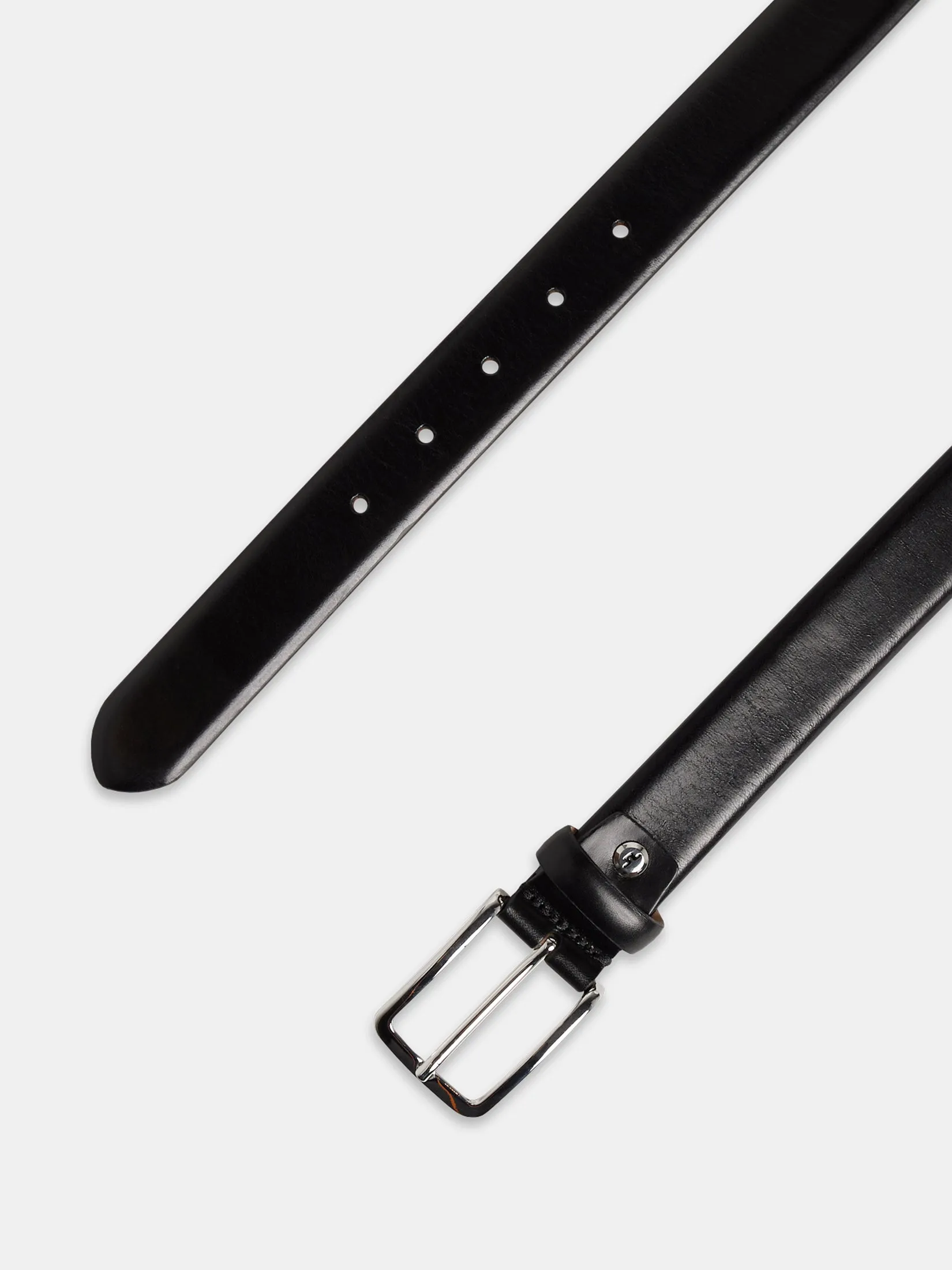 Bill Leather Belt / Black