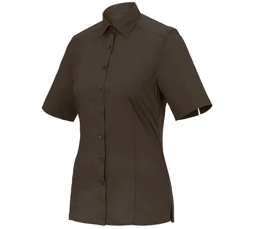 Business blouse e.s.comfort, short sleeved