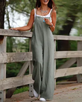 Casual Suspender jumpsuit suspenders