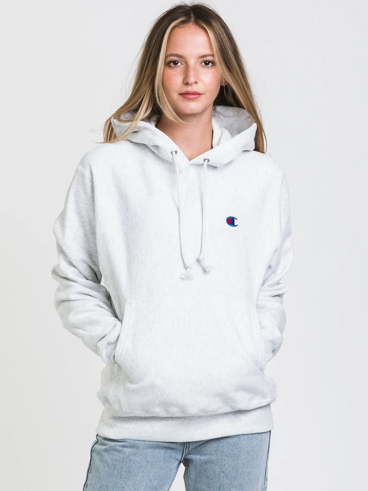 CHAMPION BOYFRIEND REVERSE WEAVE PULLOVER HOODIE  - CLEARANCE