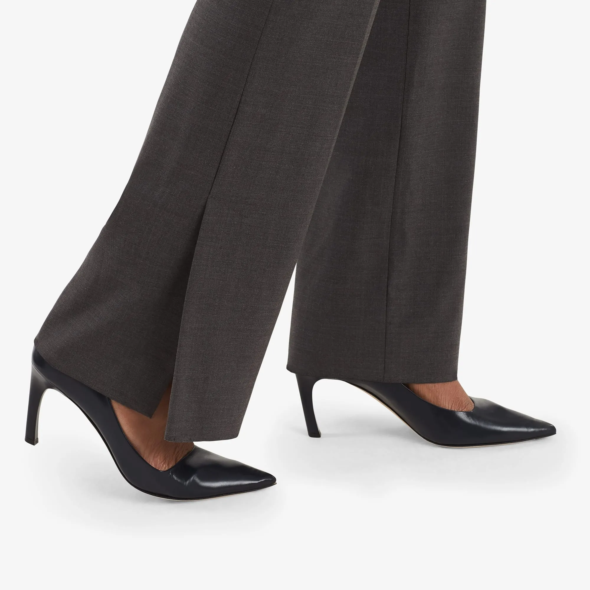 Clooney Pant - Tropical Wool :: Gray Melange