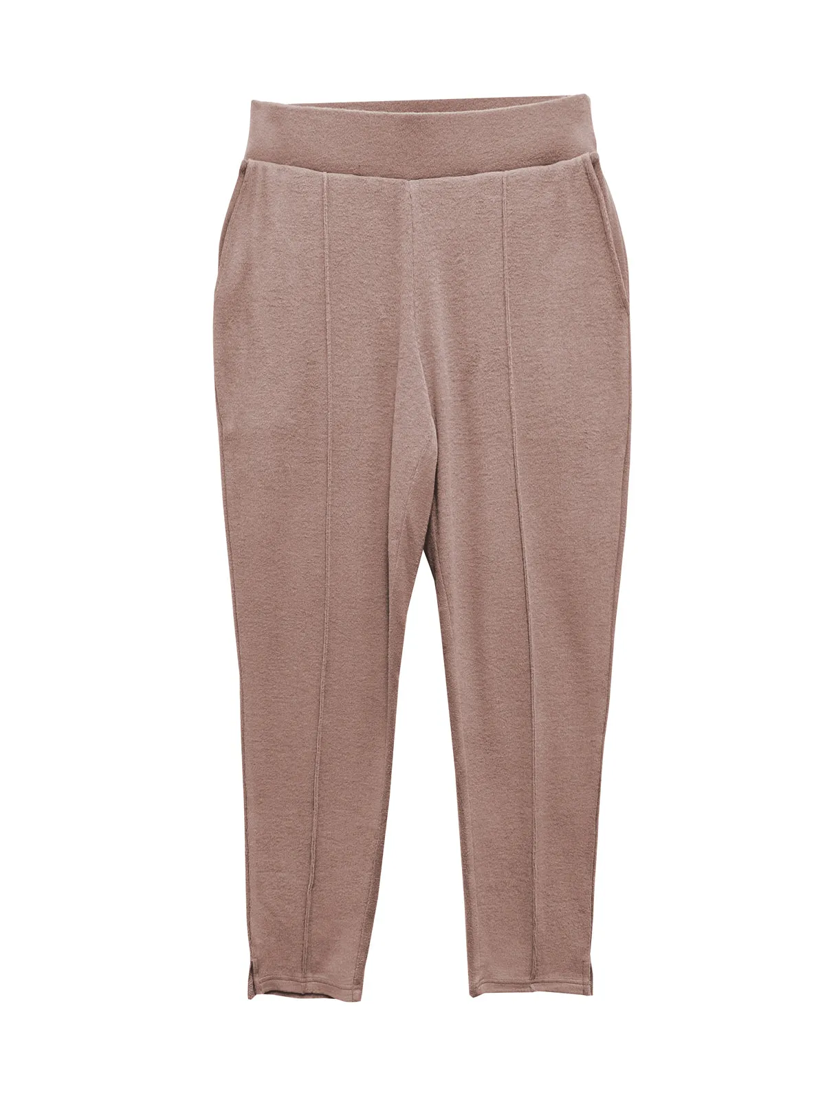 Comfort Luxe Collection Cozy Knit Pleated Pants