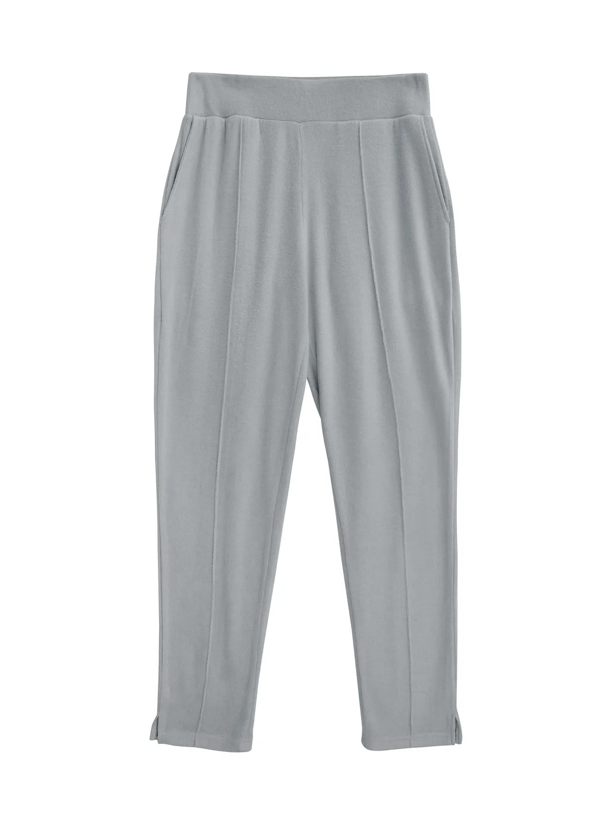 Comfort Luxe Collection Cozy Knit Pleated Pants