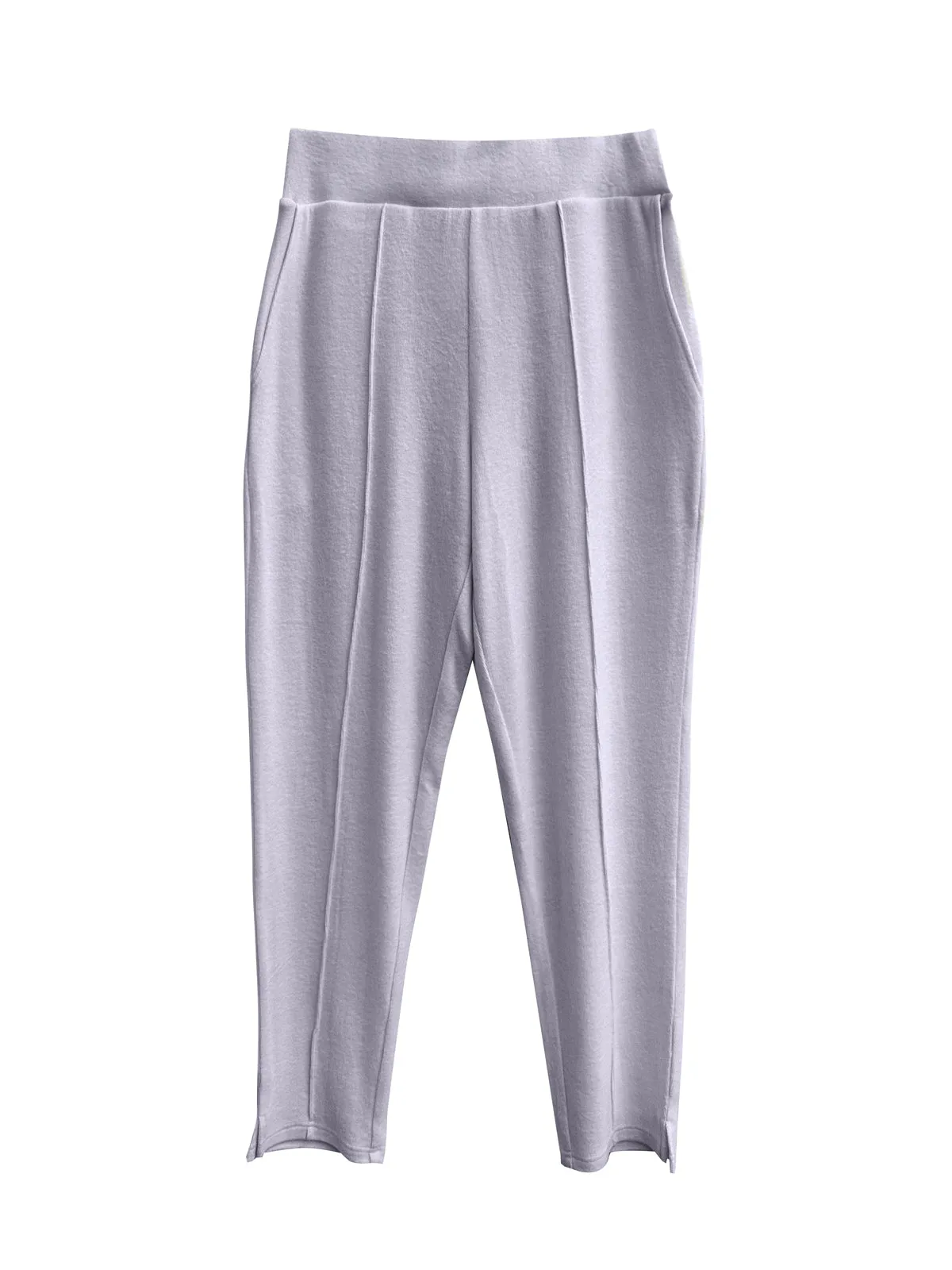 Comfort Luxe Collection Cozy Knit Pleated Pants