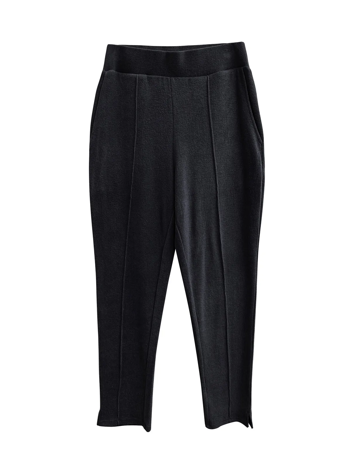 Comfort Luxe Collection Cozy Knit Pleated Pants