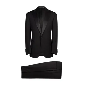 CORNELIANI Peak Lapel Suit BLACK REG