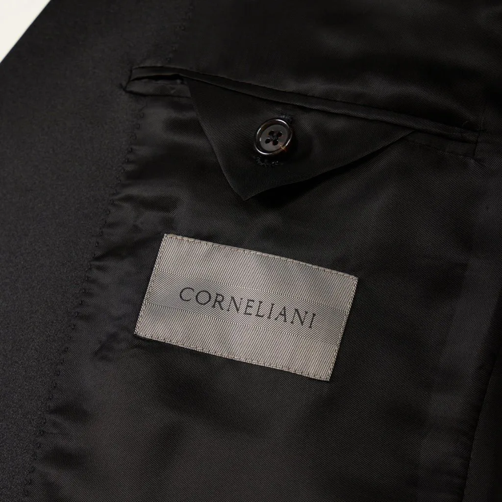 CORNELIANI Peak Lapel Suit BLACK REG