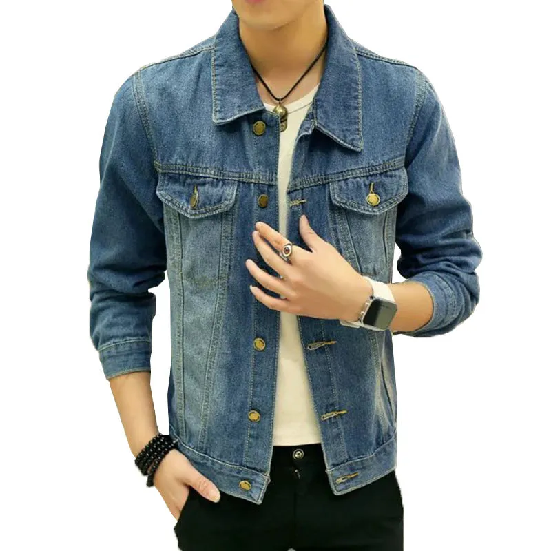 Denim Vintage Trendy Stylish Jacket Student Tops Outerwear