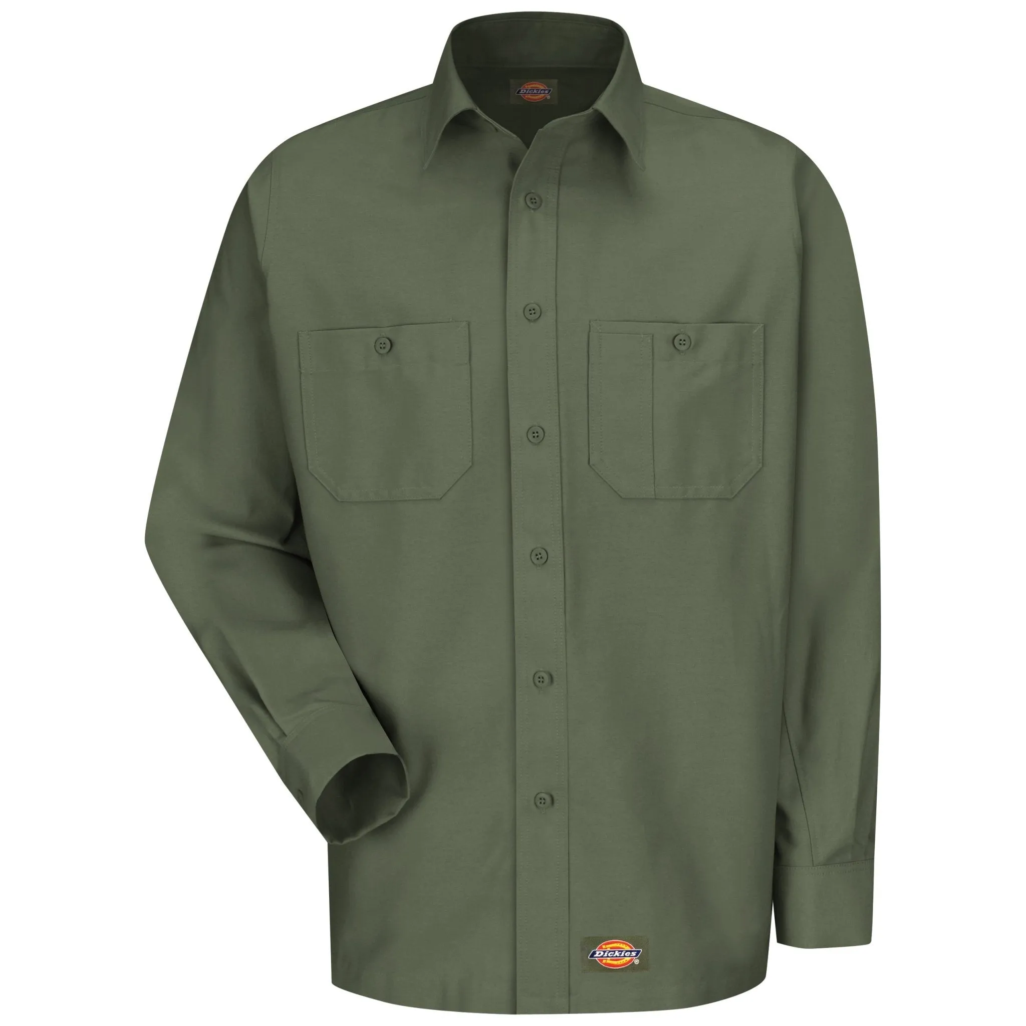 Dickies Men's Canvas Long-Sleeve Work Shirt