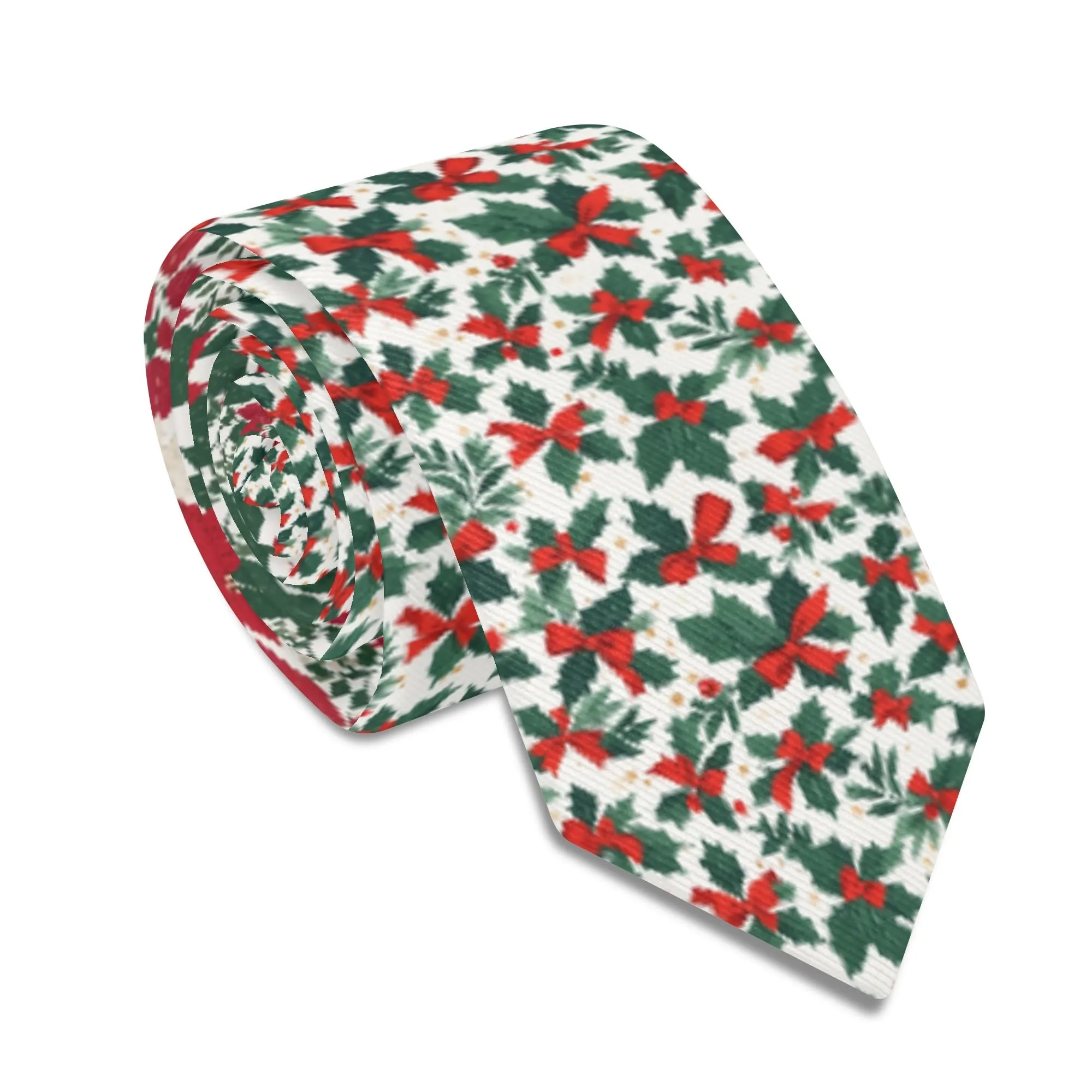 Holly Bow Necktie