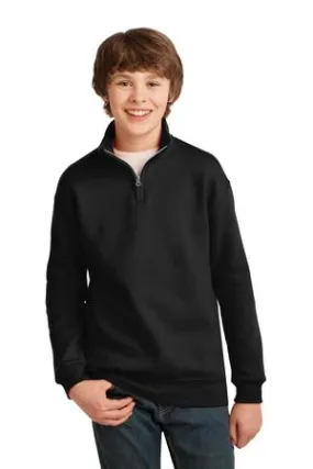 JERZEES® Youth NuBlend® 1/4-Zip Cadet Collar Sweatshirt. 995Y