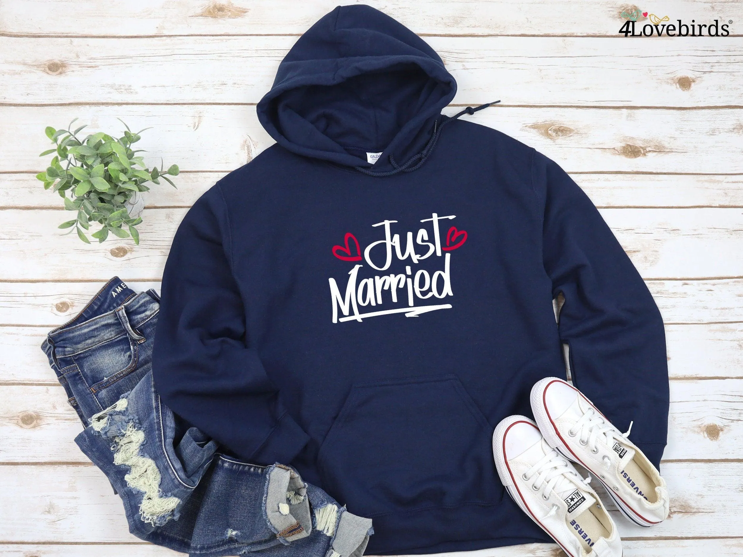 Just Married Hoodies, Honeymoon Sweatshirts, Newlywed Shirts, Wedding Shirt, Wife And Hubs Shirts, Just Married Shirts, Couples Shirts