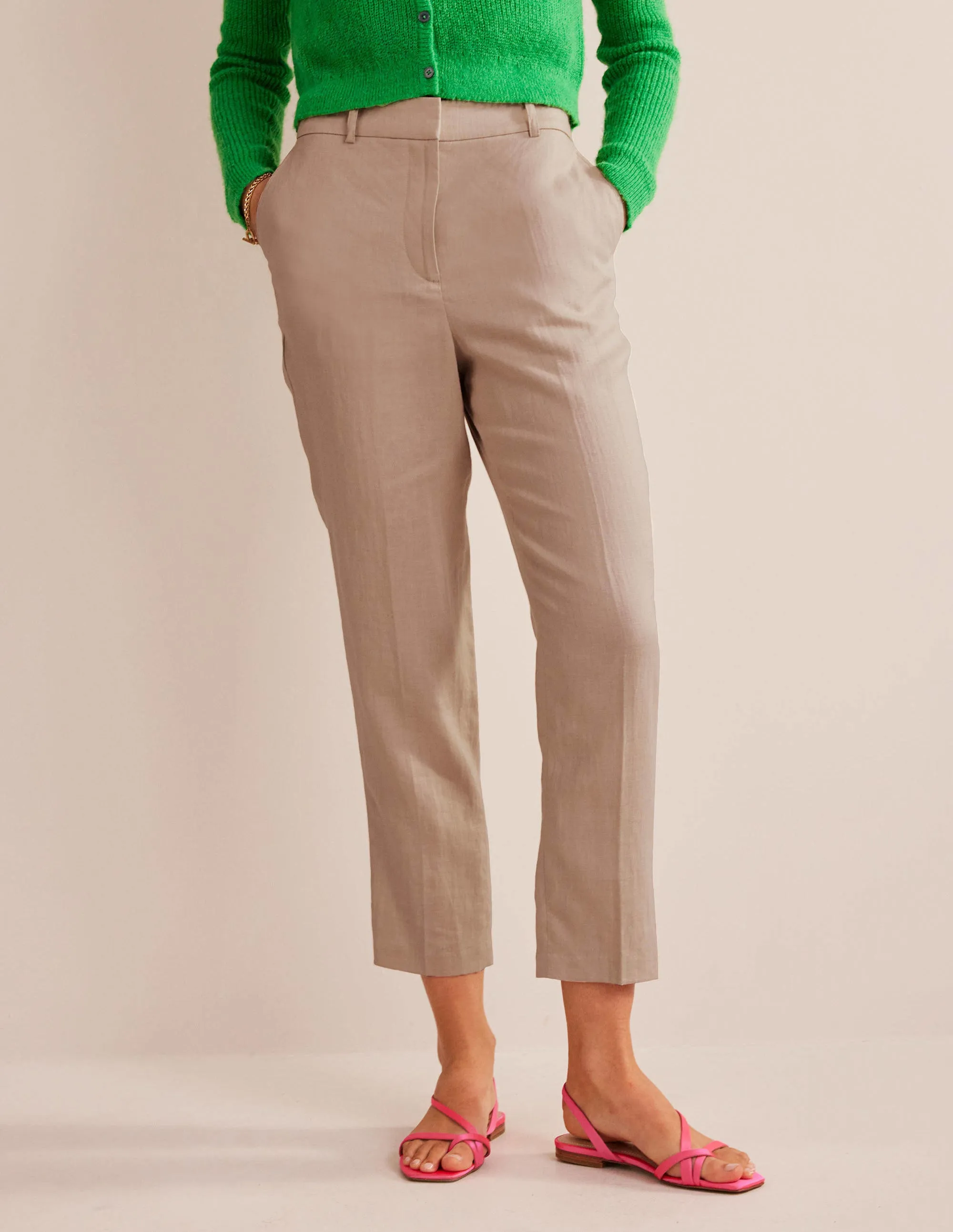 Kew Linen Trousers-Rope