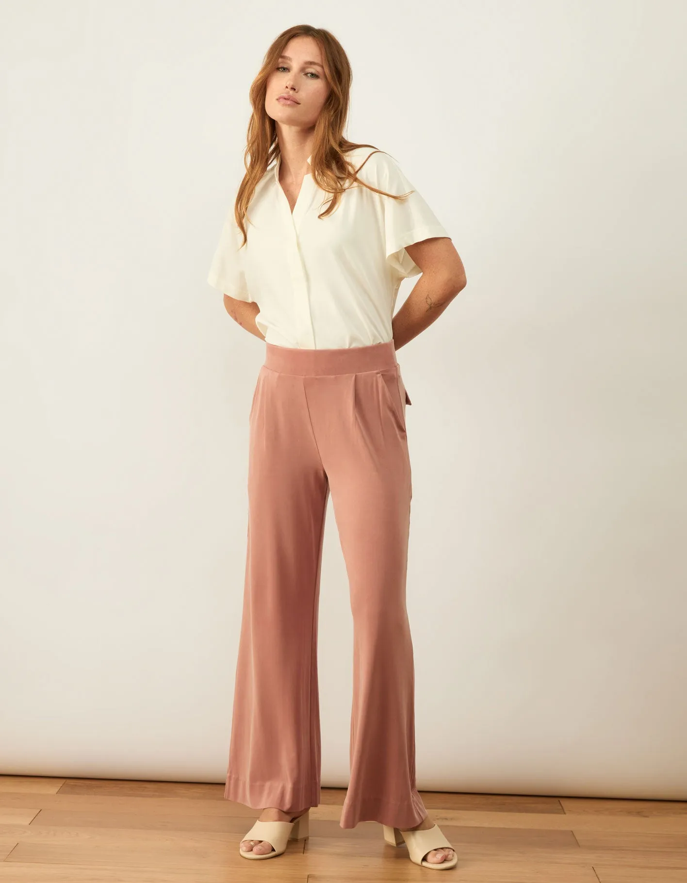 Laid Back Pleated Trousers