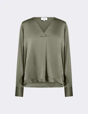 LR-GALE 3 Blouse Dark green