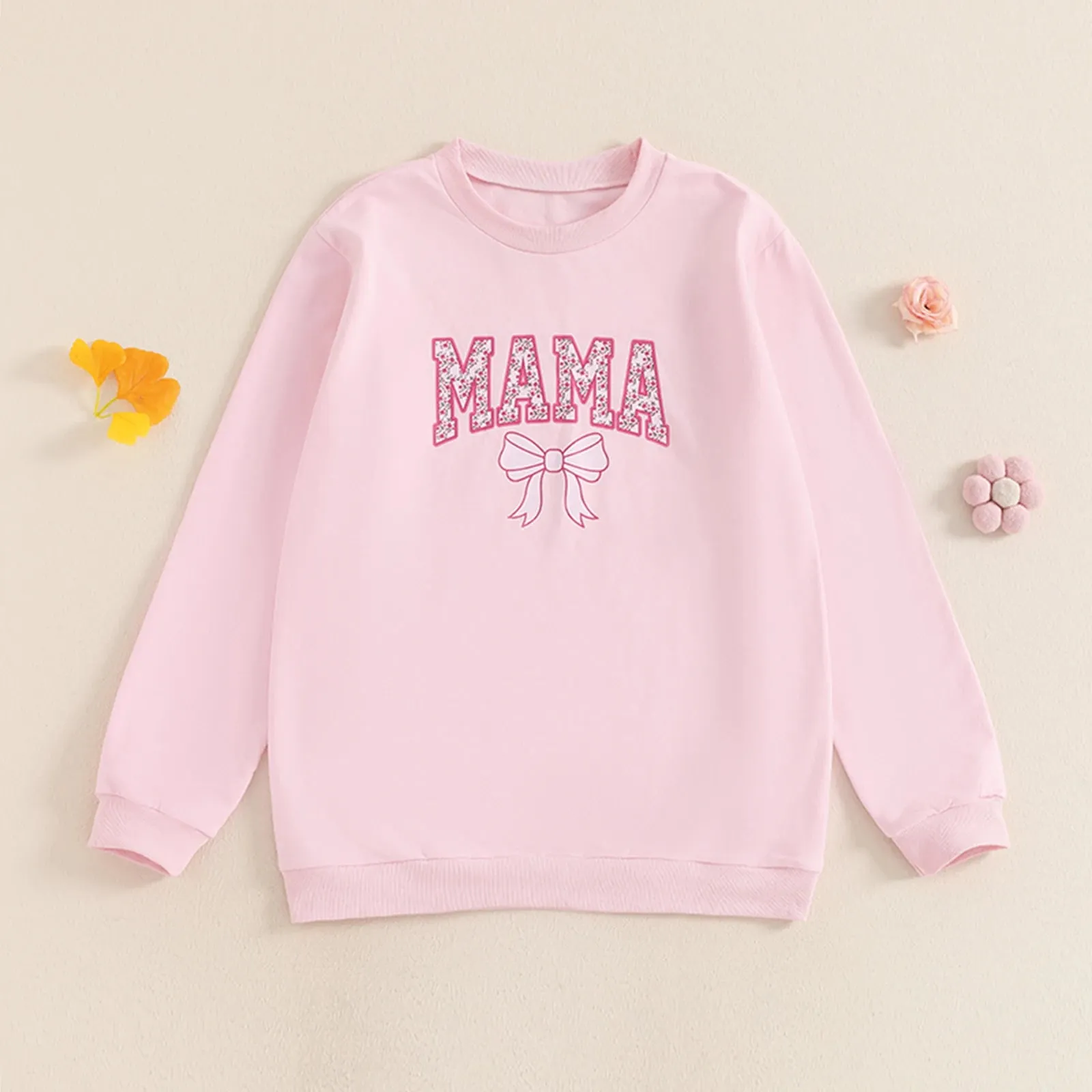 MAMA/MINI Pink Sweatshirts