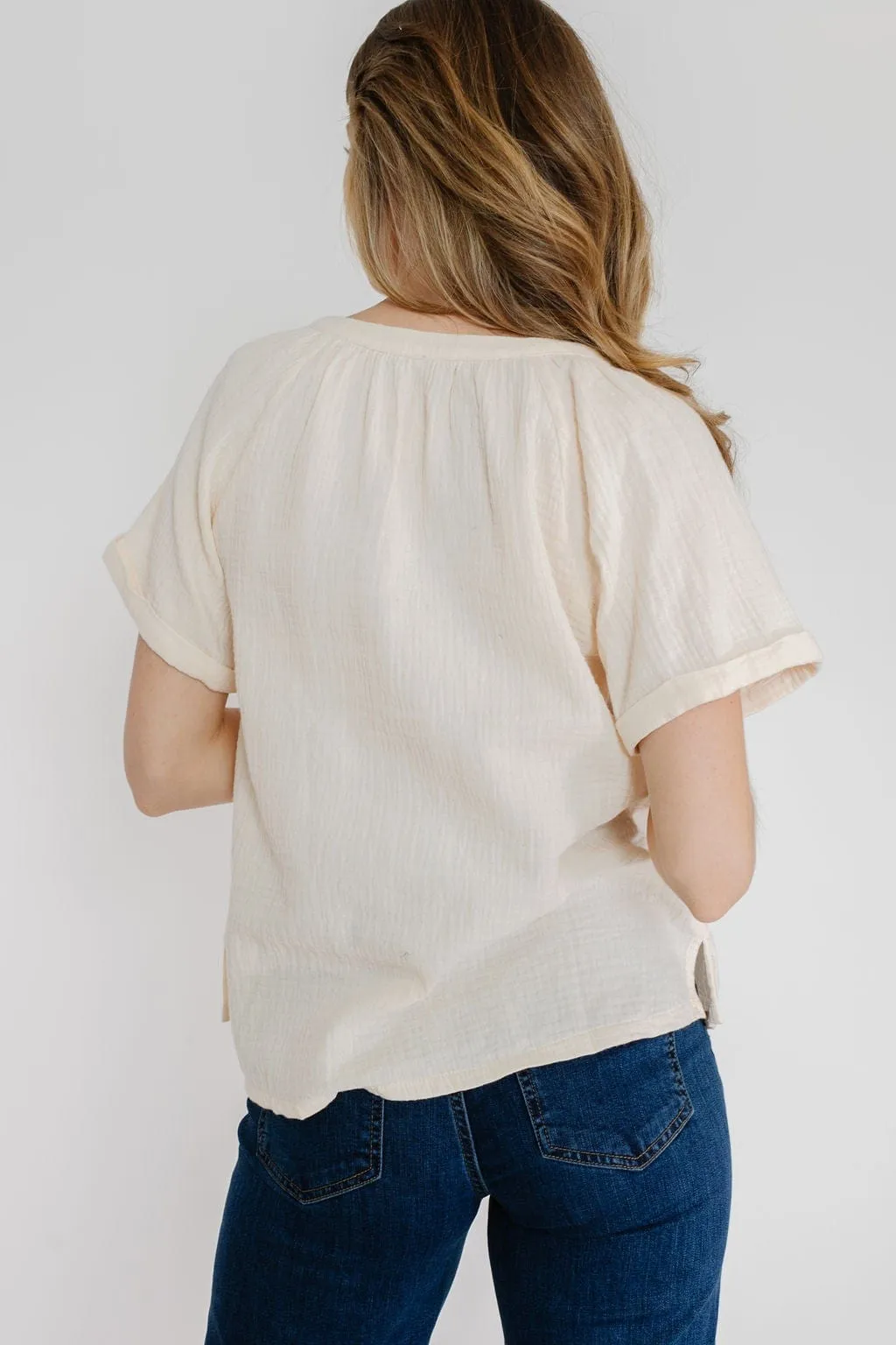 McCharlie Blouse in Cream