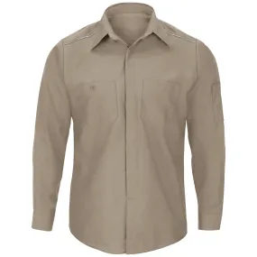 Men's Long Sleeve Pro Airflow Work Shirt SP3A - Khaki