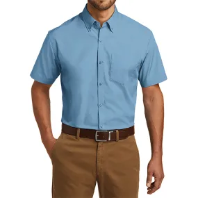 Men's Short Sleeve Carefree Poplin Shirt