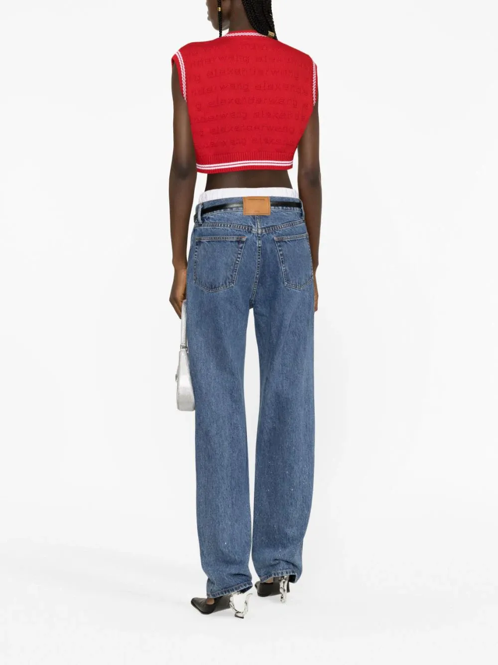 Mid Rise Relaxed Straight Jeans