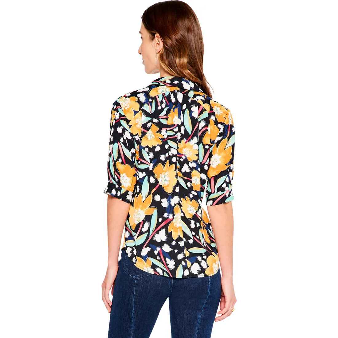 NIC ZOE Flower Burst Shirt - Women's