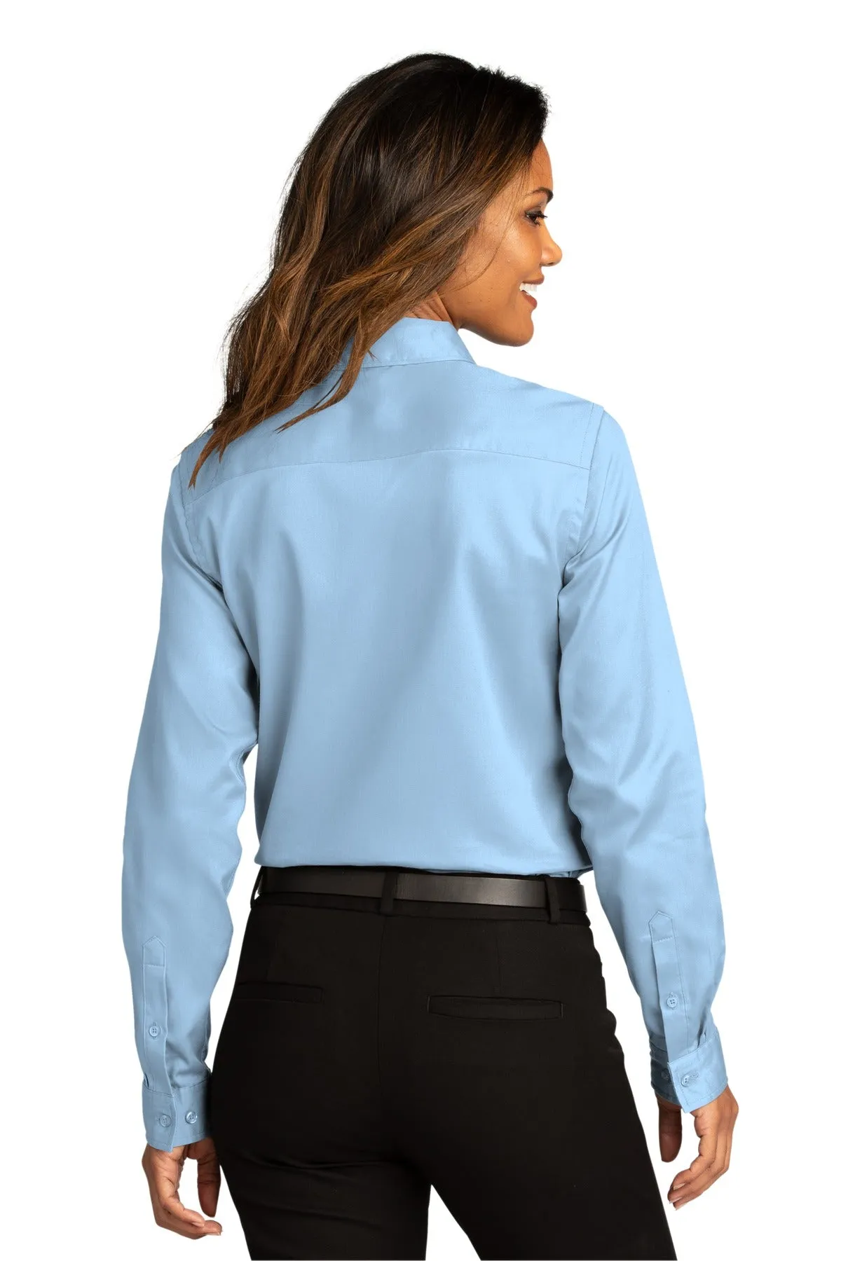 Port Authority Ladies Long Sleeve SuperPro React™Twill Shirt. LW808