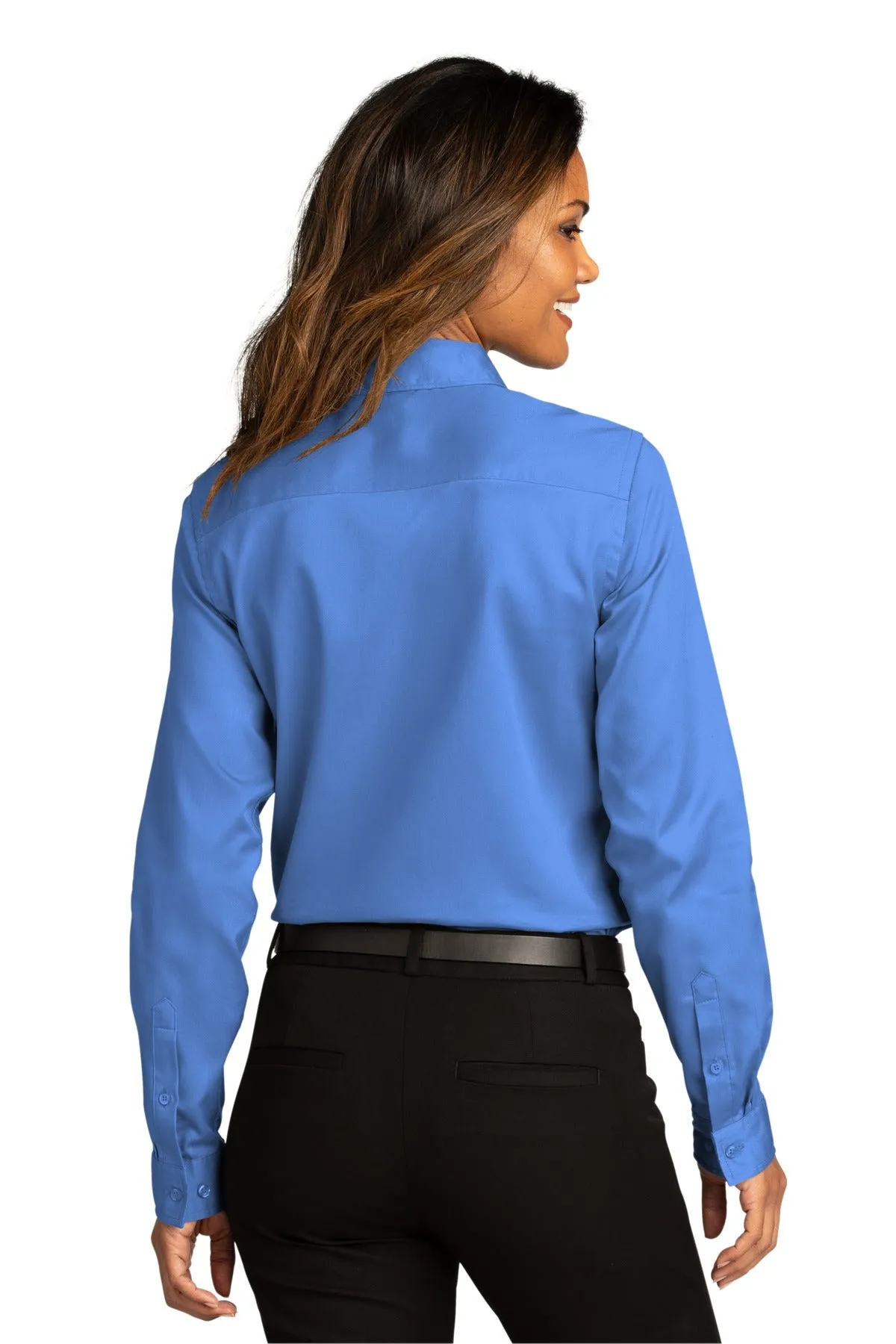 Port Authority Ladies Long Sleeve SuperPro React™Twill Shirt. LW808