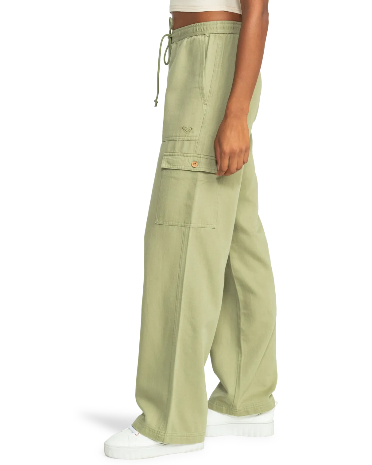 Precious Cargo Trousers in Oil Green