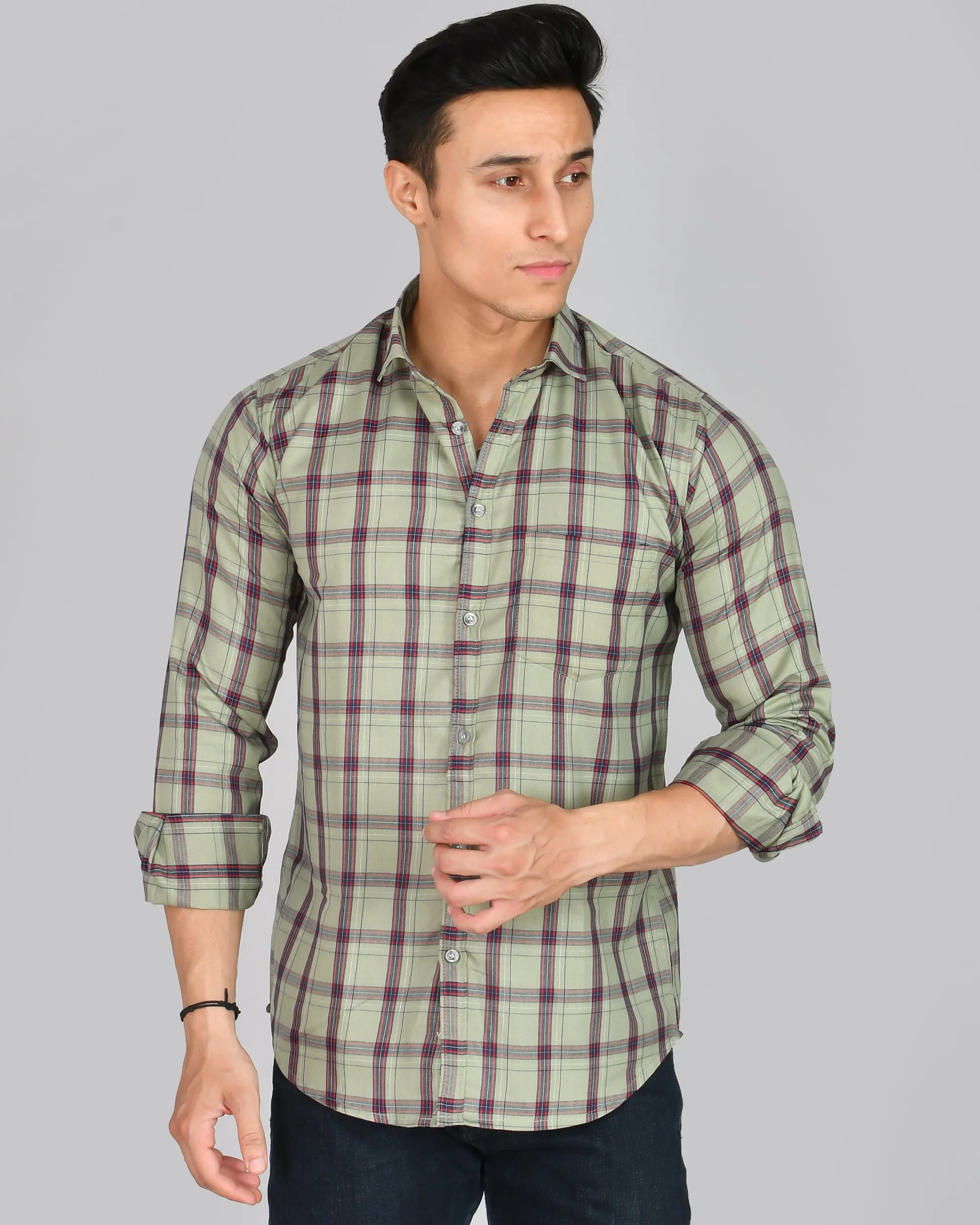 Premium Cotton Checks Men’s Shirt