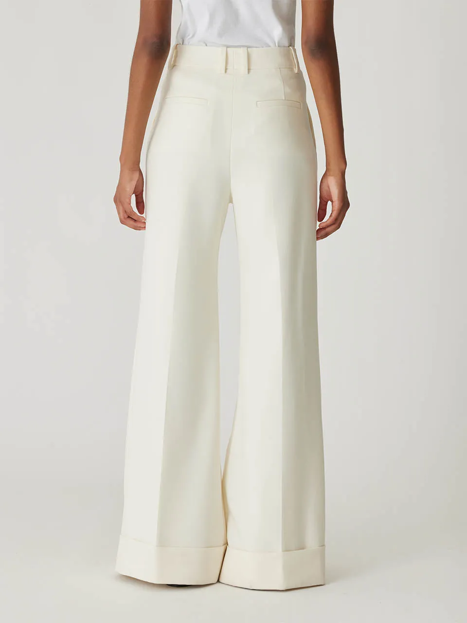 Refined Suiting Wide Leg Trouser