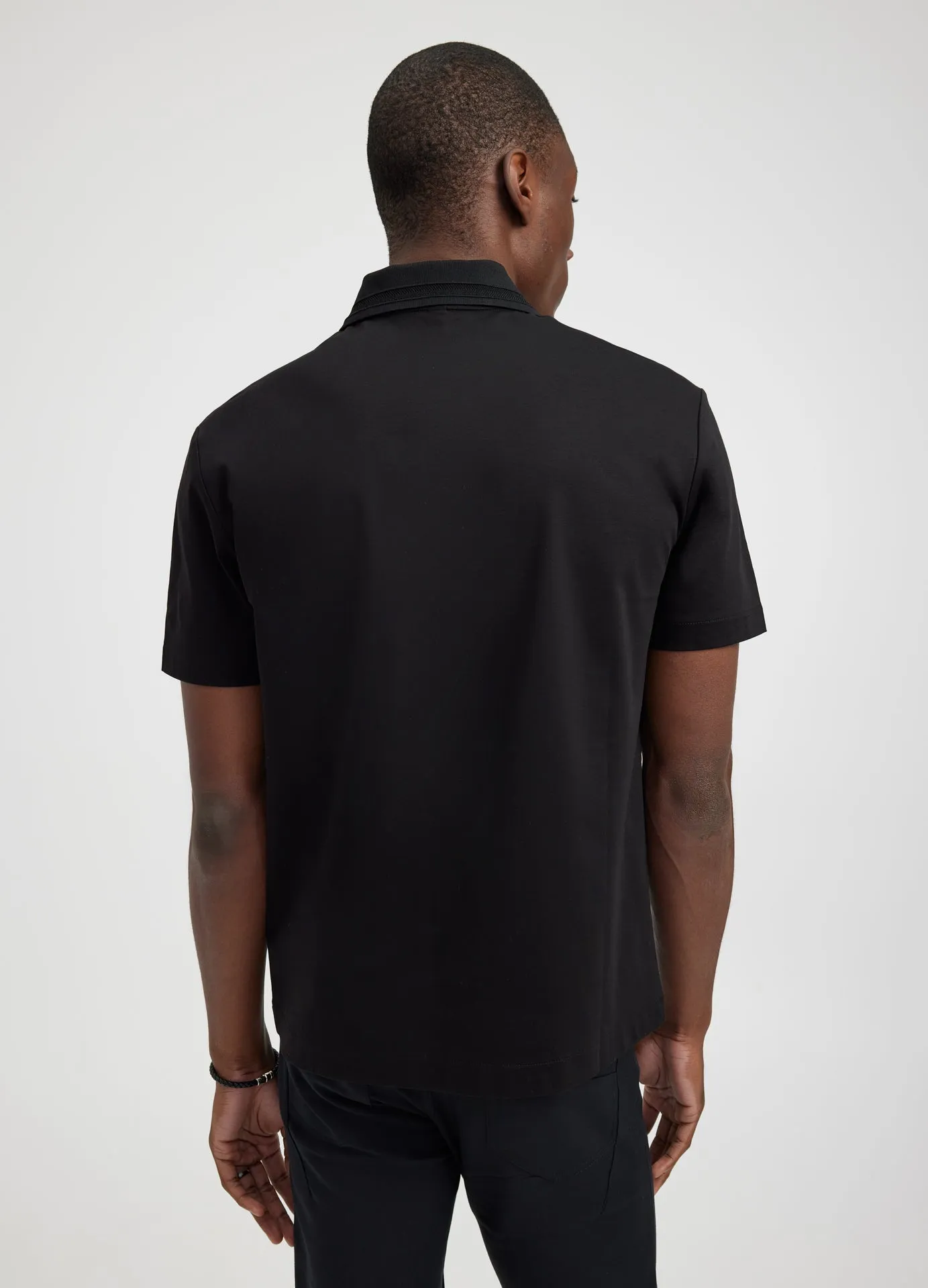 Relaxed Fit Polo Black