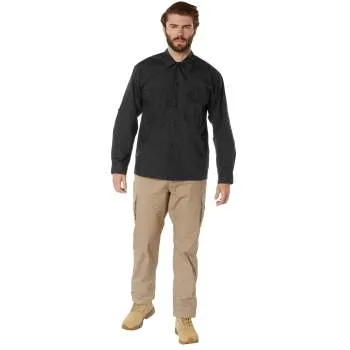 Rothco Lightweight Tactical Shirt / Black