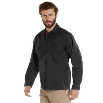 Rothco Lightweight Tactical Shirt / Black