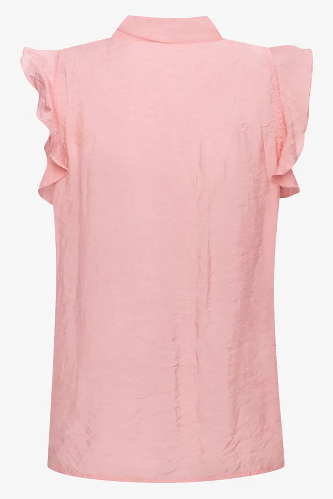 Ruffle Blouse Pink