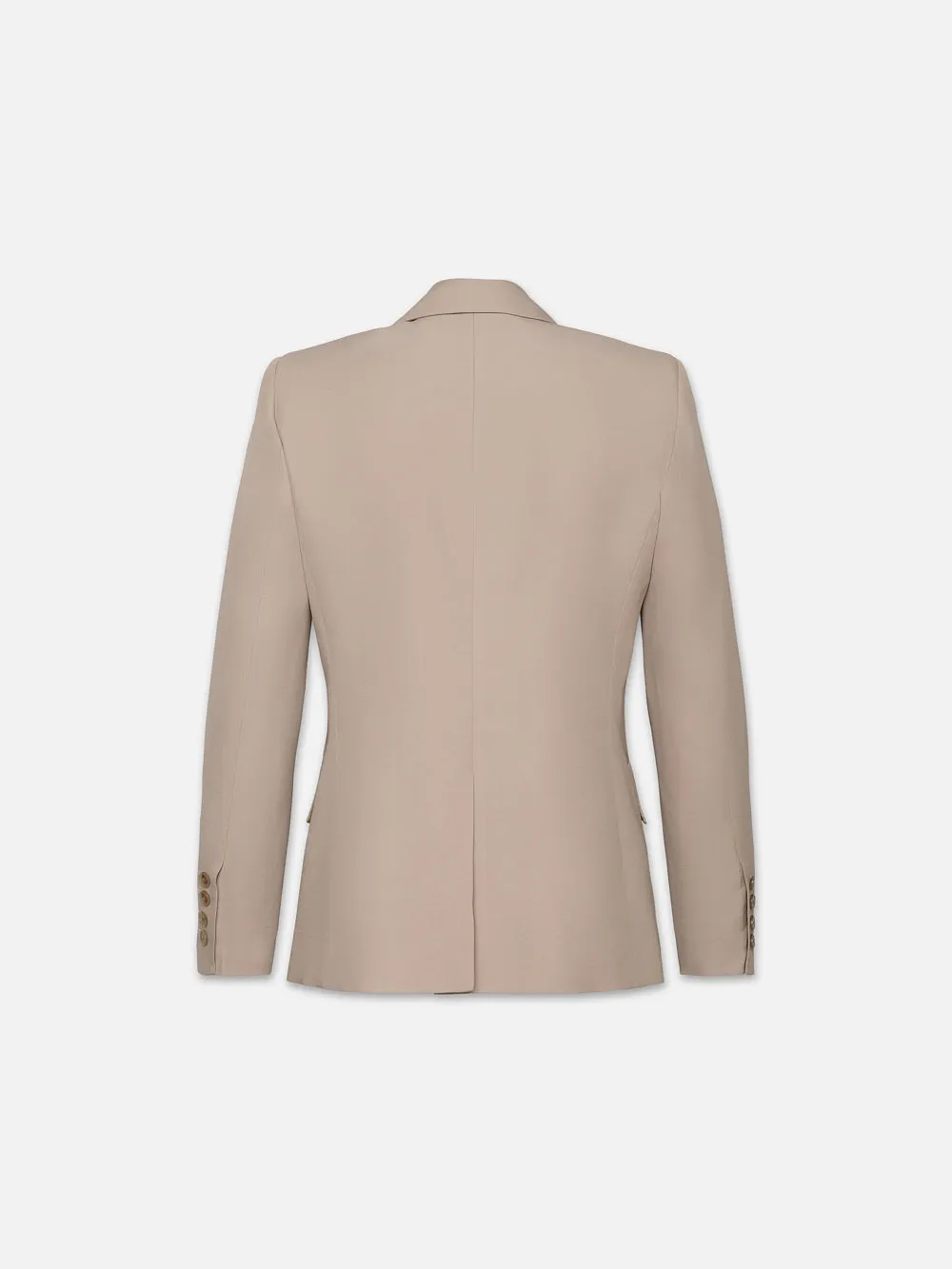 Single Button Blazer -- Light Beige