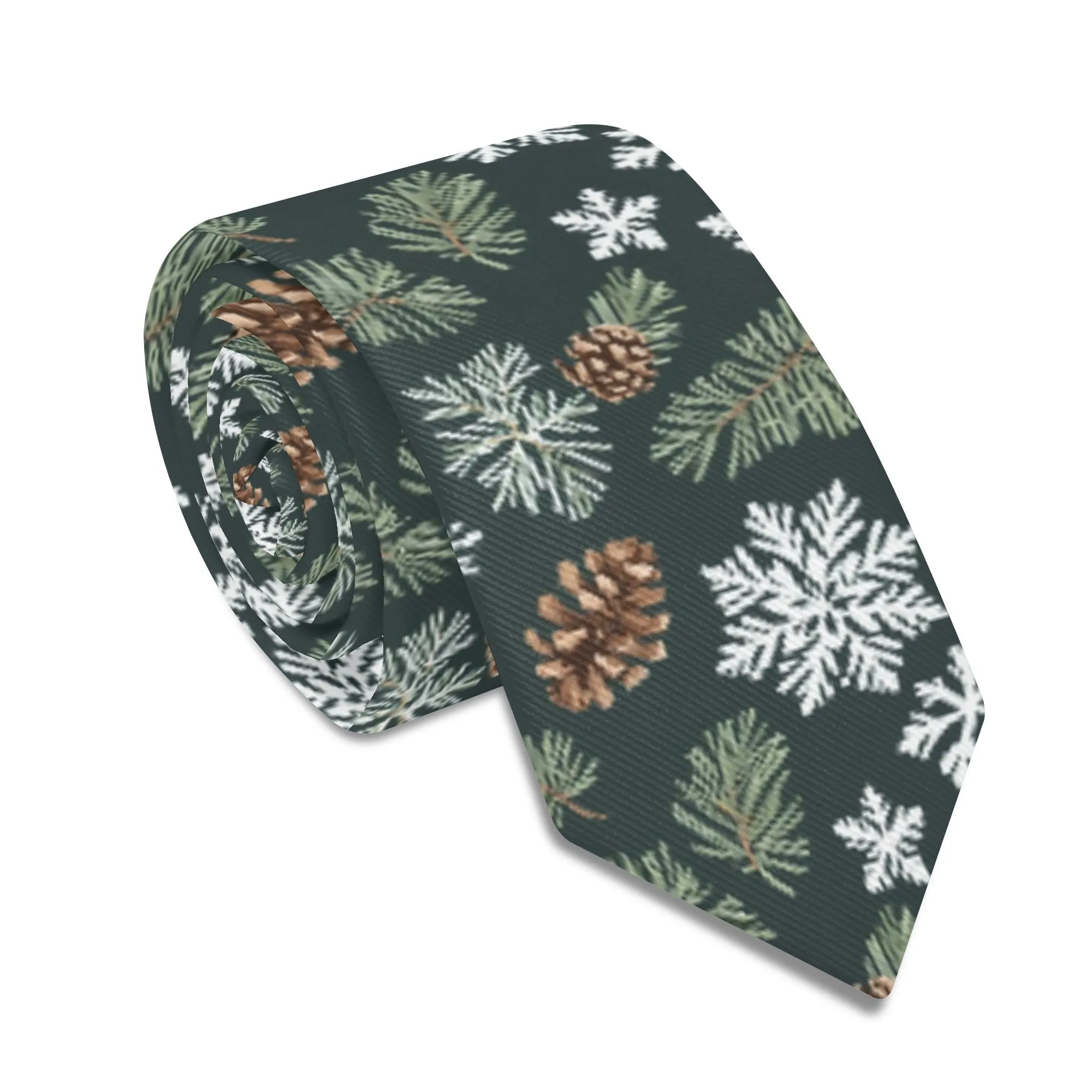 Snowflake Pine Tie Necktie