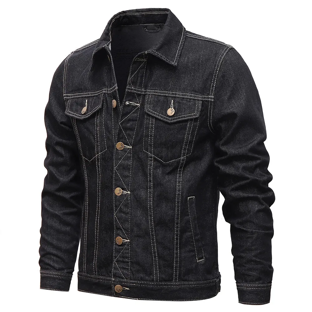 Spring Autumn Men Denim Jackets