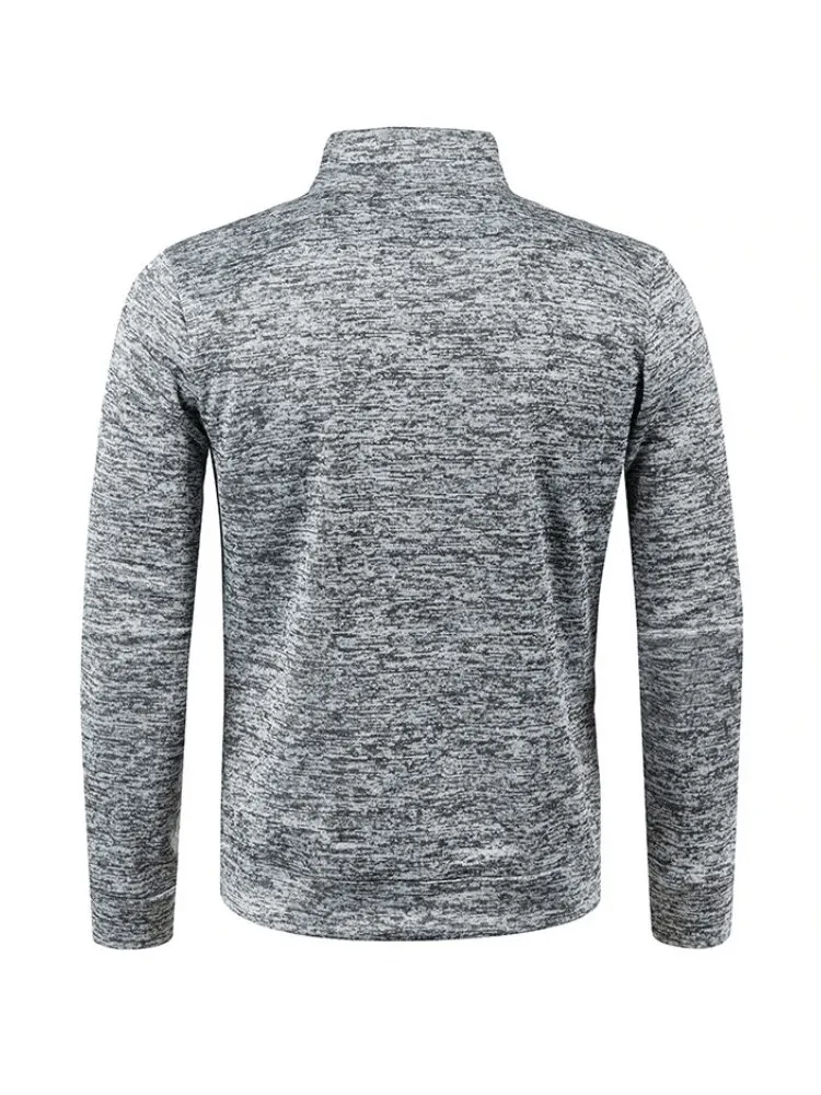 Stylish Men's Sweatshirts With Zippered Collar - SF0383