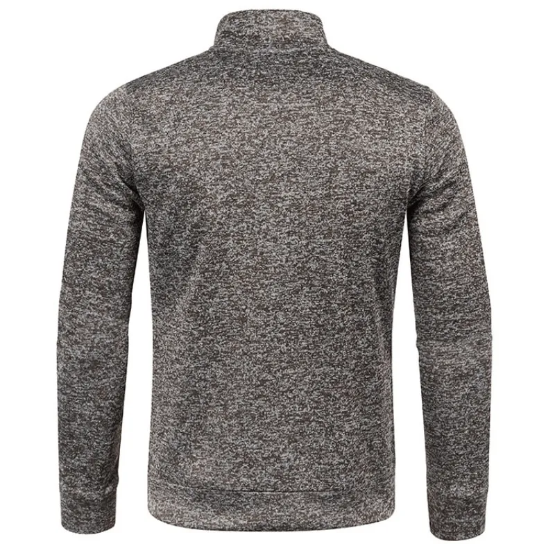 Stylish Men's Sweatshirts With Zippered Collar - SF0383