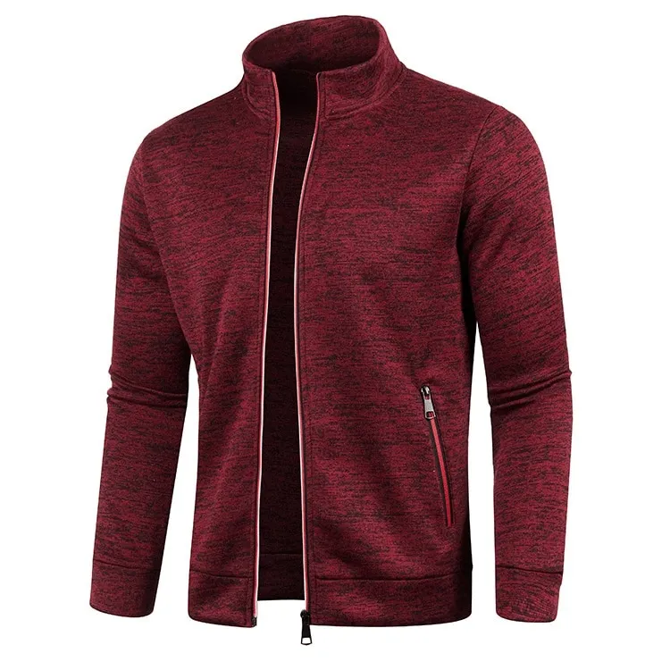 Stylish Men's Sweatshirts With Zippered Collar - SF0383