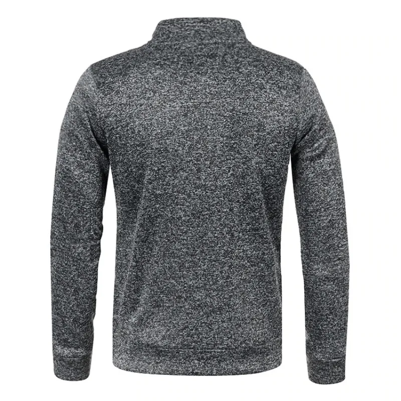 Stylish Men's Sweatshirts With Zippered Collar - SF0383