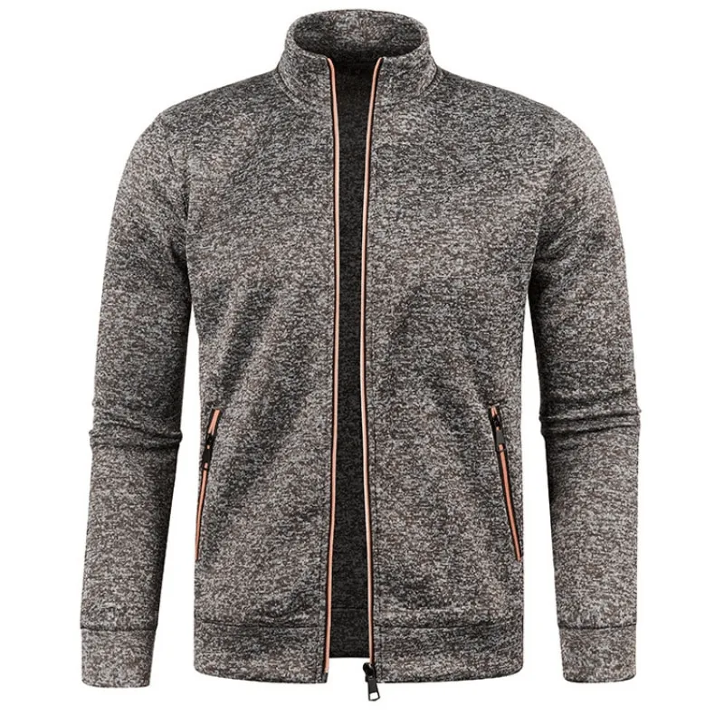 Stylish Men's Sweatshirts With Zippered Collar - SF0383