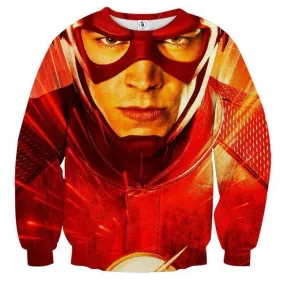 The Flash Red Stylish 3D Printed The Flash Sweatshirt