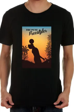 The Pune Freestyler Black Tshirt