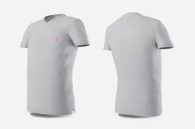 V-Neck (light grey/pink)