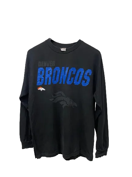 Vintage Denver Broncos Long Sleeve Tee Medium