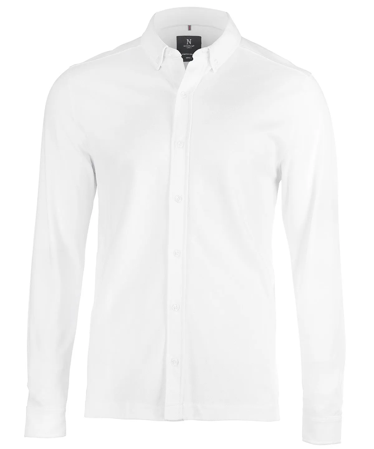 White - Kingston – stretch deluxe piqué shirt