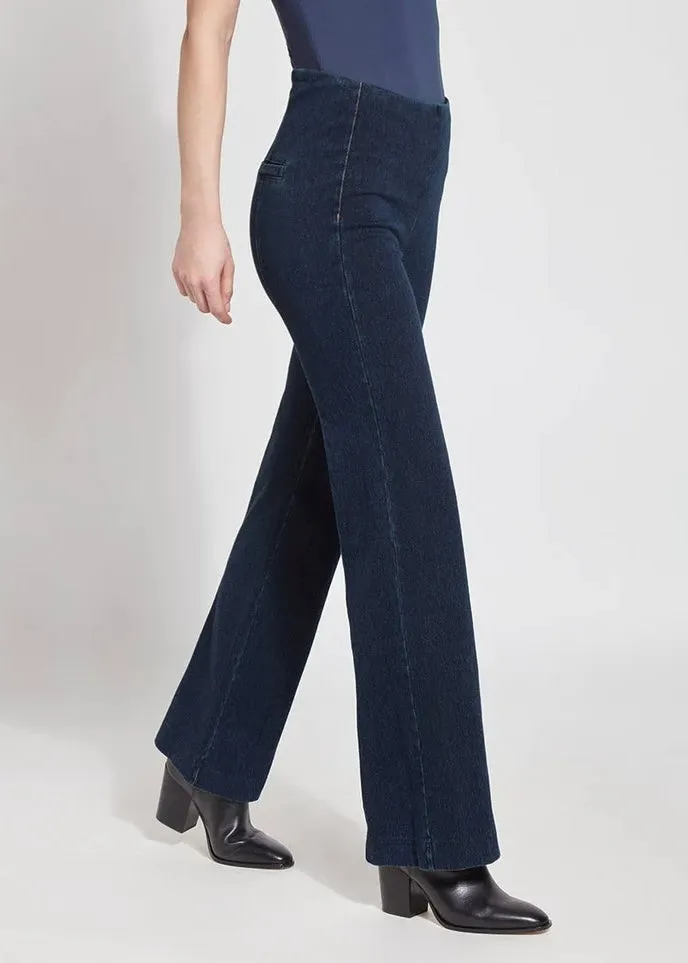 Wide Leg Pull on Jean - Indigo